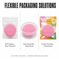 Éponge de maquillage JLY, houppette cosmétique à grille diamantée, éponge à poudre coussin d'air pour fond de teint et poudre libre, utilisation humide et sèche