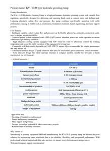 Pompe à coulis hydraulique pouvant ajuster le volume et la pression de sortie en fonction des exigences de la construction. - Product Image 3