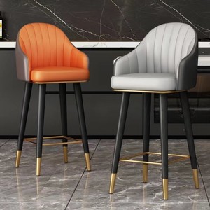 Chuyên Nghiệp Các Nhà Sản Xuất Bắc Âu Phong Cách Kim Loại Hiện Đại Bọc Da Thanh Phân Cho Nhà Bếp Biệt Thự - Product Image 1