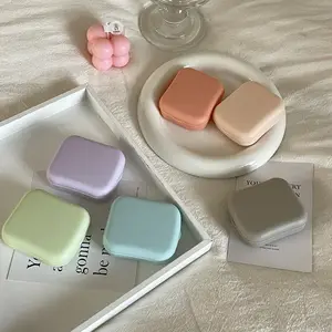 Multi color travel portable lens container boxes Contact Lens case custom logo mini display box