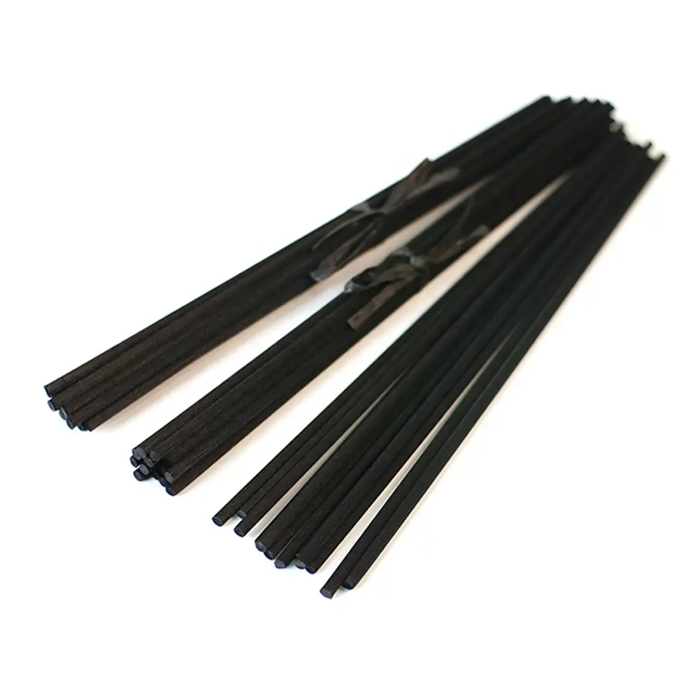 Diffuser Wewangian Reed Black Fiber Diffuser Aroma Tongkat untuk Penyegar Udara Diffuser Reed Stick