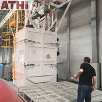 Machine de sablage à crochet série Q37, capacité 1000 kg, pompe à roulement, contrôlée par PLC, certifiée CE/ISO9001 pour la fonderie d'acier