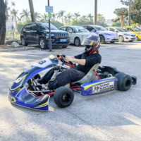 Kupao Go-Kart de Gasolina para Adultos de 200 CC, 65 KM/H, Go-Kart de Carreras para Pistas al Aire Libre, Marco de Acero Resistente, Motor de Gasolina de 4 Tiempos