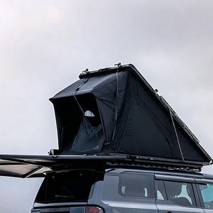 Lightweight Hard Shell Aluminum Roof Top Tent With Ladder Solar Panel Roof Tent Waterproof Double Layer <b>Car</b> Rooftop Tent - Product Image 1