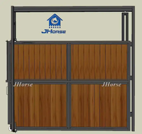 JHorse - Box de chevaux professionnel de luxe haute densité personnalisé avec panneau de séparation coulissant et porte coulissante