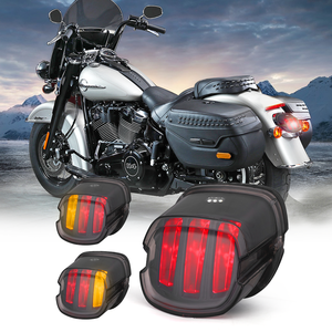 Nouveau design intégré EMC Signal moto accessoires Led DOT approuvé feu arrière Signal de frein feu arrière pour moto Harley - Product Image 4