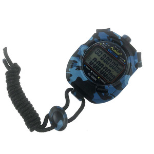 Jinloo <b>Electronic</b> Stopwatch XL-026N Double Row 10-Lane Sports Timer Camouflage Color - Product Image 1