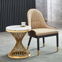 Tables d'appoint de salon à cadre en métal de nouveau style