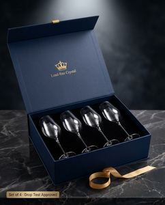 Ensemble de verres à vin en cristal sans plomb 18oz 30oz, grands gobelets à vin de Bourgogne, verrerie personnalisée avec logo pour hôtels, mariages, restaurants haut de gamme - Product Image 4