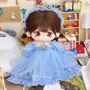 Nouvelle Collection : Ensemble Pyjama <span class=keywords><strong>et</strong></span> Tenue de Poupée en Coton Style Hanfu Ancien de 20 cm – Vêtements de Poupée de Dessin Animé pour Habillage - Product Image 6