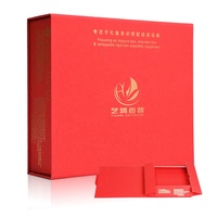 Boîte de chocolat en forme de champignon de luxe personnalisée, plateau, emballage alimentaire, boîte en plastique rigide dorée, gaufrage, impression, matériel d'emballage