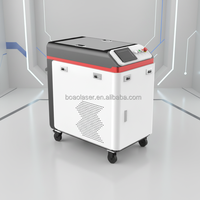 Máquina de Limpieza Láser de Pulso Mini de Grado Industrial, Enfriada por Aire, Limpiador Láser Portátil para Eliminar Residuos de Madera, Óxido, Pintura y Pegamento