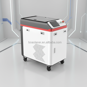 Machine de nettoyage au laser pulsé miniature de qualité industrielle, refroidie par air, nettoyeur laser portatif, élimination de la rouille, de l'oxyde, de la peinture, de la colle et des résidus sur le <span class=keywords><strong>bois</strong></span> - Product Image 1