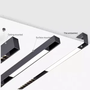 Dglux <span class=keywords><strong>2025</strong></span> LED theo dõi ánh sáng hiện đại tuyến tính LED hệ thống chiếu sáng nhôm nhiệt độ màu tùy chọn 2700K 4000K 6000K phụ kiện - Product Image 1