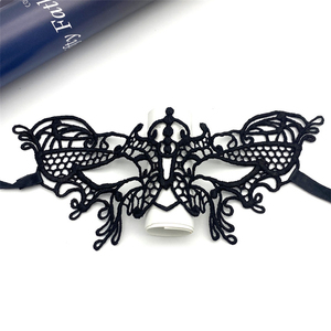 Maschera per Occhi in Pizzo a Forma di Farfalla Colorata per Halloween, Maschera per Mezzo Viso per Adulti e Bambini, Accessori per Spettacoli Teatrali - Product Image 5