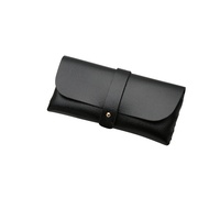 Étui à lunettes de soleil rectangulaire en similicuir, pochette souple, boîte à lunettes personnalisable pour lunettes de vue