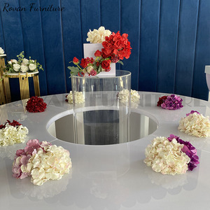 PVC <strong>White</strong> Plastic Kids <strong>Table</strong> Party Event Decoration Luxury Circle <strong>Round</strong> Wedding Cake <strong>Table</strong> Kids Wedding Party <strong>Table</strong> for Event - Product Image 3