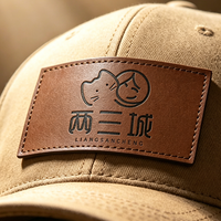 Étiquettes en cuir de haute qualité avec logo personnalisé en relief, à coudre sur les vêtements, pour jeans