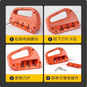 Outil de chanfreinage multi-angles pour le travail du bois, raboteuse à chanfreiner 45 et 60 degrés pour la découpe DIY du bois - Product Image 4