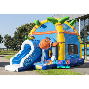 Castillo Inflable Comercial Seaworld con Tobogán, 5x4.5m, Capacidad de 1000kg para 3-10 Niños, Venta al Por Mayor - Product Image 3