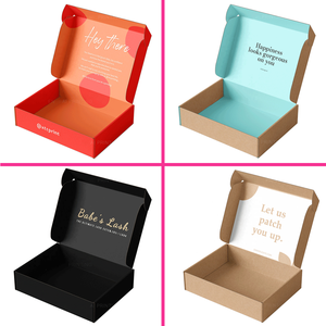 Fabricación en Fábrica de Cajas de Cartón Corrugado para Envíos Personalizadas con Logotipo, Caja de Cartón Negra para Envíos - Product Image 3