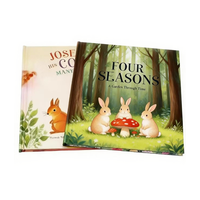 Livre d'histoires pour enfants en anglais avec couverture rigide imprimée sur mesure, livres éducatifs pour enfants, impression à la demande