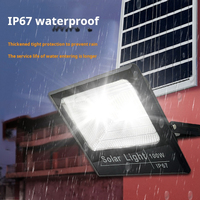 Potente Luz de inundación solar para jardín y campo 200W-1200W Lámpara LED para exteriores Cuerpo ABS IP66 para aplicación en carretera