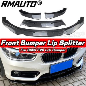F20 F21 <b>Car</b> Front Bumper Lip Splitter Spoiler <b>Diffuser</b> Bumper Guard Body Kit <b>for</b> BMW 1-Series F20 F21 2011-2019 Exterior Part - Product Image 2