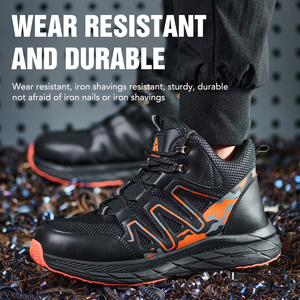 AOYU OEM Bottes <span class=keywords><strong>de</strong></span> travail <span class=keywords><strong>d</strong></span>'hiver en toile verte <span class=keywords><strong>de</strong></span> haute qualité, coupe mi-haute, style jogger, avec embout <span class=keywords><strong>de</strong></span> sécurité en <span class=keywords><strong>acier</strong></span> et doublure en fourrure, anti-<span class=keywords><strong>d</strong></span>érapantes - Product Image 5
