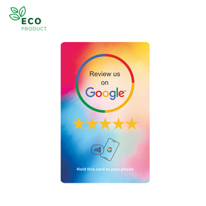 Personalizado 13,56 MHz RFID Hotel Supermercado Lealtad Control DE ACCESO Regalo Pvc NFC <span class=keywords><strong>Google</strong></span> Tarjeta de revisión - Product Image 1