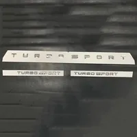 Nouveau ABS chromé Turbosport lettre arrière emblème marques latérales pour Lexus LX600 Land Cruiser accessoires 2022 2023 2024