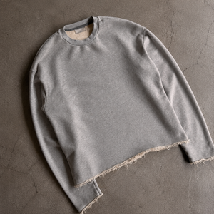 <span class=keywords><strong>T</strong></span>-<span class=keywords><strong>shirt</strong></span> da <span class=keywords><strong>uomo</strong></span> personalizzata 100% <span class=keywords><strong>cotone</strong></span> con orlo grezzo, a manica lunga, taglio corto, con bordo non rifinito, maglietta casual tinta unita, prodotta da fornitore - Product Image 1