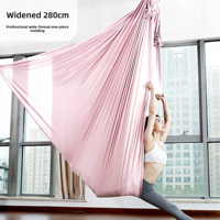 Hamac de yoga aérien unisexe pour adultes, sangles rotatives à point unique, boucle automatique stable, tailles 5m/6m pour raffermir le corps