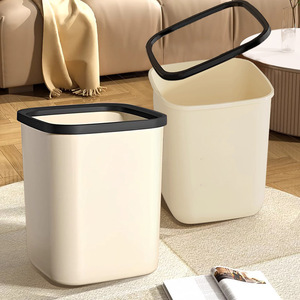 ถังขยะทรงสี่เหลี่ยมเจียหยาง 12 ลิตร แบบเปิดด้านบน สำหรับใช้ภายในบ้าน ห้องครัว ห้องนั่งเล่น ห้องนอน - Product Image 1