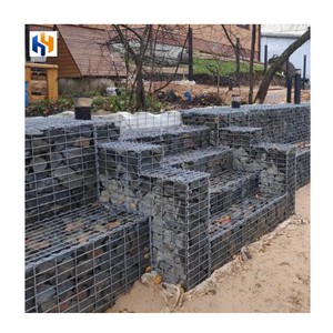 Commercio all'ingrosso buon prezzo galvanizzato roccia saldata gabbion canestro giardino recinzione gabbion per muro di contenimento - Product Image 1