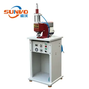 Pneumatic Bulk Nails Leather Belt Looping Locking Nailing Machine For Belt Making