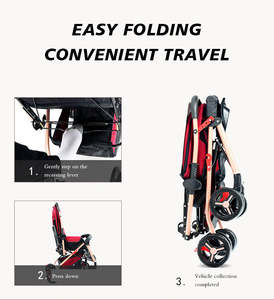 Оптовая продажа, роскошная льняная детская коляска с регулируемым углом складная и легкая с лотком для закусок, двустороннее использование - Product Image 6