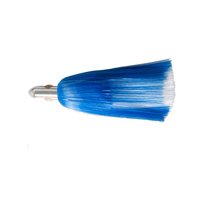 WEIHE leurre de pêche à la traîne 9in 60g 100g laiton métal nylon jupe de cheveux métal gabarit 3D yeux artificiel dur appât mer Spinner leurre de pêche