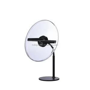 Portable 30CM 3D hologram LED fan advertising display desktop Holographic equipment for food shop,shopping mall trade show
