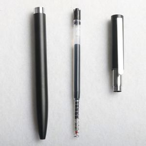 Sleek Minimalist Metal Ballpoint <b>Pen</b>, Rose Gold/Black/Silver Retractable <b>Pen</b>, Custom Logo Engraved Executive <b>Pen</b> for Office - Product Image 2