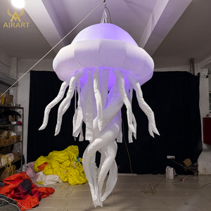 Méduse gonflable géante suspendue pour événement sur le thème de l'océan - Product Image 5