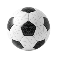 Ballon de football personnalisé en gros avec logo, tailles 5, 4, 3, cousu à la machine, léger, en PVC, pour entraînement d'équipe, durable, écologique, OEM