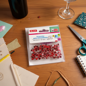 Strass Ilan 5 mm Rossi per Artigianato e Decorazione Confezione da 8G - Product Image 3