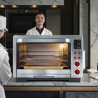 Four à air chaud 3-en-1 de 24 L en acier inoxydable de haute qualité, 1800 W, pour usage domestique, four à pizza et four grille-pain à convection
