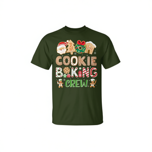 T-shirt natalizia coordinata per la famiglia di Cookie Baking Crew, per regali natalizi - Product Image 3