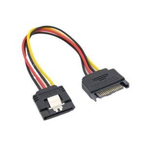 Câble d'extension Sata mâle à femelle, connecteur d'alimentation à 15 broches avec contacts à ressort pour disque dur de bureau - Product Image 1