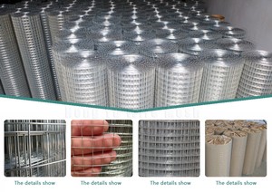 Màu xanh lá cây pvccoated mạ kẽm <span class=keywords><strong>4x6</strong></span> chất lượng cao Hàn dây lưới hàng rào - Product Image 5