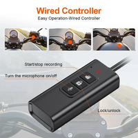 Caméra de tableau de bord pour moto à double objectif 2K, 170 degrés, étanche, WiFi, GPS, enregistreur vidéo, enregistrement en boucle, contrôle par application