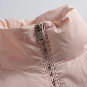 Veste matelassée ample pour homme, style nord-américain, épaisse, douce, col montant, fermeture éclair, toile, lapin, formelle, pour l'hiver - Product Image 5