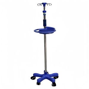 ขาตั้งน้ำเกลือแบบพกพา Shengde พร้อมถาดและล้อสำหรับใช้ในโรงพยาบาล - Product Image 1